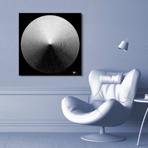 Dinamo | Acrílico sobre lienzo, 70 x 70 cm. Miguel Ángel Lozano Bonora.