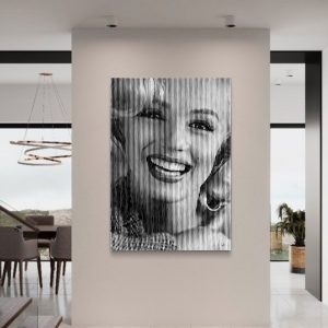 Marilyn smile | Acrílico sobre papel acuarela Arches, 100 x 70 cm. Miguel Ángel Lozano Bonora.