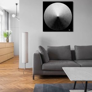 Dinamo | Acrílico sobre lienzo, 70 x 70 cm. Miguel Ángel Lozano Bonora.