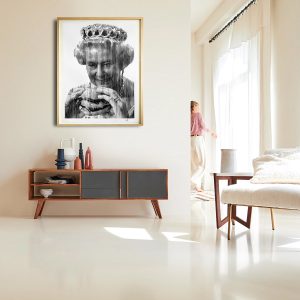 Burger Queen | Acrílico sobre papel acuarela Arches, 56 x 76 cm. Miguel Ángel Lozano Bonora.