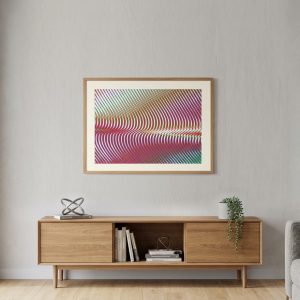 Distorsión cromática | Acrílico sobre papel acuarela Arches, 75 x 55 cm. Miguel Ángel Lozano Bonora.