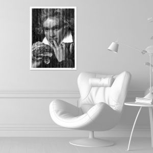 Pop burger 06 | Acrílico sobre papel acuarela Arches, 56 x 76 cm. Miguel Ángel Lozano Bonora.