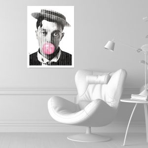 Bubble gum 13 | Acrílico sobre papel acuarela Arches, 40 x 30 cm. Miguel Ángel Lozano Bonora.