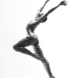 Ballet | Acrílico sobre papel acuarela Arches, 70 x 50 cm. Miguel Ángel Lozano Bonora.