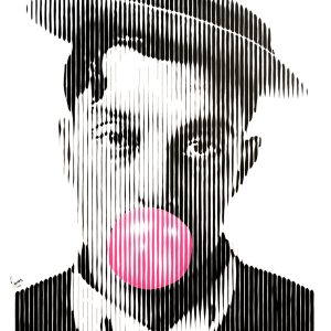Bubble gum 13 | Acrílico sobre papel acuarela Arches, 40 x 30 cm. Miguel Ángel Lozano Bonora.