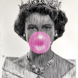 Bubble gum 14 | Acrílico sobre papel acuarela Arches, 40 x 30 cm. Miguel Ángel Lozano Bonora.