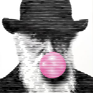 Bubble gum 15 | Acrílico sobre papel acuarela Arches, 40 x 30 cm. Miguel Ángel Lozano Bonora.