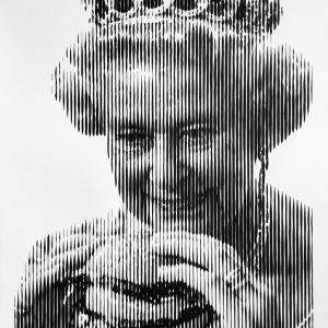 Burger Queen | Acrílico sobre papel acuarela Arches, 56 x 76 cm. Miguel Ángel Lozano Bonora.