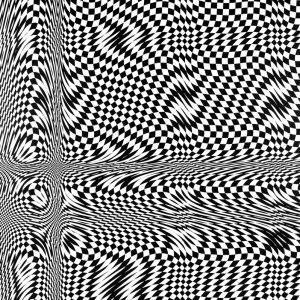 Damero líquido III | Acrílico sobre papel estucado, 160 x 100 cm. Miguel Ángel Lozano Bonora.