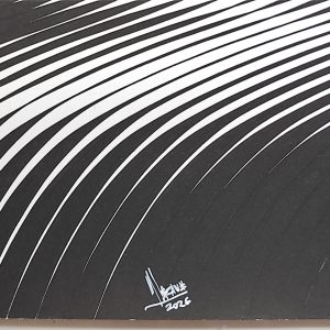 Gradiente líquido | Acrílico sobre papel acuarela Arches, 75 x 55 cm. Miguel Ángel Lozano Bonora.