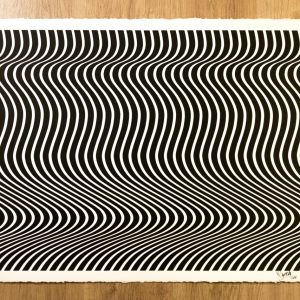 Fluido | Acrílico sobre papel acuarela Arches, 56 x 76 cm. Miguel Ángel Lozano Bonora.