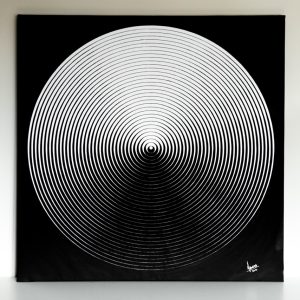 Dinamo | Acrílico sobre lienzo, 70 x 70 cm. Miguel Ángel Lozano Bonora.