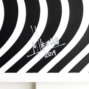 Cebra | Acrílico sobre papel acuarela Arches, 100 x 70 cm. Miguel Ángel Lozano Bonora.