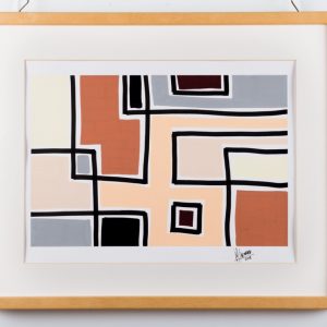 Africa 16 | Acrílico sobre papel acuarela Arches, 30 x 40 cm. Miguel Ángel Lozano Bonora.