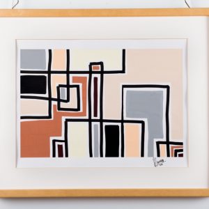 Africa 17 | Acrílico sobre papel acuarela Arches, 30 x 40 cm. Miguel Ángel Lozano Bonora.
