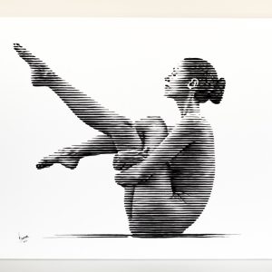 Ballet 02 | Acrílico sobre papel acuarela Arches, 70 x 50 cm. Miguel Ángel Lozano Bonora.