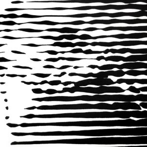 Black pearl | Acrílico sobre papel acuarela Arches, 100 x 70 cm. Miguel Ángel Lozano Bonora.