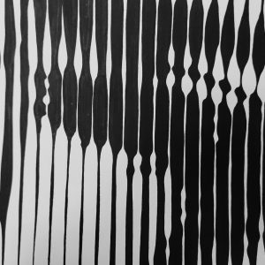El beso | Acrílico sobre papel acuarela Arches, 100 x 54 cm. Miguel Ángel Lozano Bonora.
