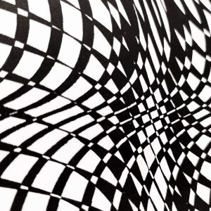 Distorsión | Acrílico sobre papel acuarela Arches, 76 x 56 cm. Miguel Ángel Lozano Bonora.