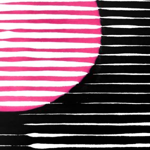 Bubble gum 08 | Acrílico sobre papel acuarela Arches, 40 x 30 cm. Miguel Ángel Lozano Bonora.