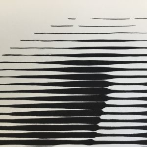 Silueta 2020 10 | Acrílico sobre papel acuarela Arches, 76 x 56 cm. Miguel Ángel Lozano Bonora.