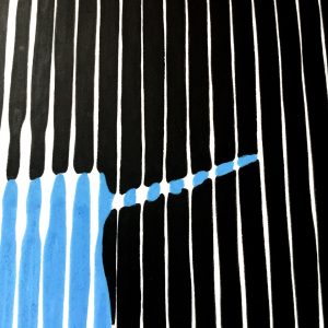 Anonymous 08 | Acrílico sobre papel acuarela Arches, 76 x 56 cm. Miguel Ángel Lozano Bonora.