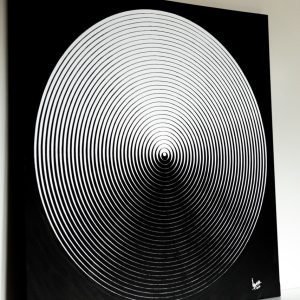 Dinamo | Acrílico sobre lienzo, 70 x 70 cm. Miguel Ángel Lozano Bonora.