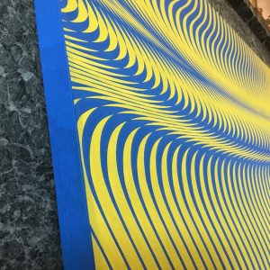 Marea 2023 | Acrílico sobre papel acuarela Arches, 97 x 67 cm. Miguel Ángel Lozano Bonora.