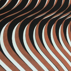 Muaré III | Acrílico sobre papel acuarela Arches, 76 x 56 cm. Miguel Ángel Lozano Bonora.