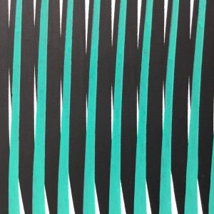 Barracuda 2 | Acrílico sobre papel acuarela Arches, 100 x 70 cm. Miguel Ángel Lozano Bonora.