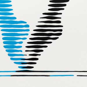 Tríada | Acrílico sobre papel acuarela Arches, 76 x 56 cm. Miguel Ángel Lozano Bonora.