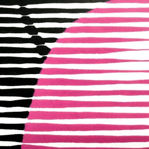 Bubble gum 03 | Acrílico sobre papel acuarela Arches, 40 x  30 cm. Miguel Ángel Lozano Bonora.