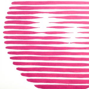 Bubble gum 05 | Acrílico sobre papel acuarela Arches, 40 x  30 cm. Miguel Ángel Lozano Bonora.