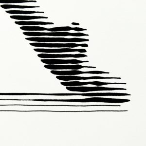 Bailarina V | Acrílico sobre papel acuarela Arches, 76 x 56 cm. Miguel Ángel Lozano Bonora.