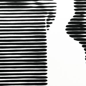 La unión | Acrílico sobre papel acuarela Arches, 76 x 56 cm. Miguel Ángel Lozano Bonora.