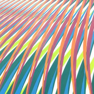 Frecuencia modulada 02 | Acrílico sobre papel acuarela Arches, 61 x 46 cm. Miguel Ángel Lozano Bonora.