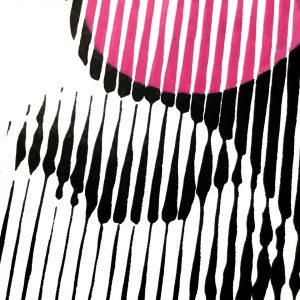 Bubble gum 09 | Acrílico sobre papel acuarela Arches, 40 x 30 cm. Miguel Ángel Lozano Bonora.