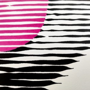 Bubble gum 12 | Acrílico sobre papel acuarela Arches, 40 x 30 cm. Miguel Ángel Lozano Bonora.