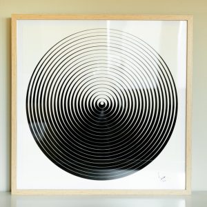 Vértigo 03 | Acrílico sobre papel acuarela Arches, 50 x 50 cm. Miguel Ángel Lozano Bonora.