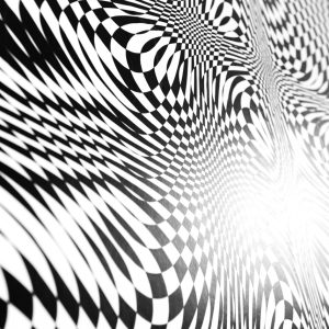 Damero líquido III | Acrílico sobre papel estucado, 160 x 100 cm. Miguel Ángel Lozano Bonora.