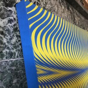 Marea 2023 | Acrílico sobre papel acuarela Arches, 97 x 67 cm. Miguel Ángel Lozano Bonora.