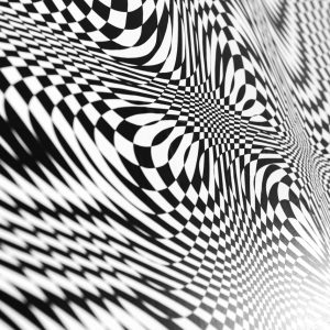 Damero líquido III | Acrílico sobre papel estucado, 160 x 100 cm. Miguel Ángel Lozano Bonora.