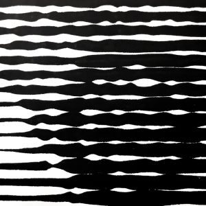 Black pearl | Acrílico sobre papel acuarela Arches, 100 x 70 cm. Miguel Ángel Lozano Bonora.