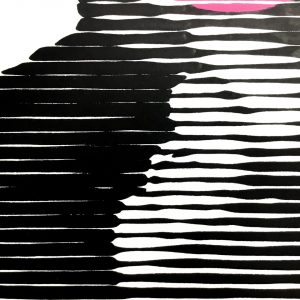 Bubble gum 07 | Acrílico sobre papel acuarela Arches, 40 x 30 cm. Miguel Ángel Lozano Bonora.