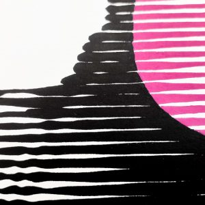Bubble gum 11 | Acrílico sobre papel acuarela Arches, 40 x 30 cm. Miguel Ángel Lozano Bonora.