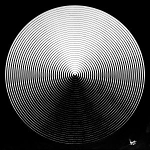 Dinamo | Acrílico sobre lienzo, 70 x 70 cm. Miguel Ángel Lozano Bonora.