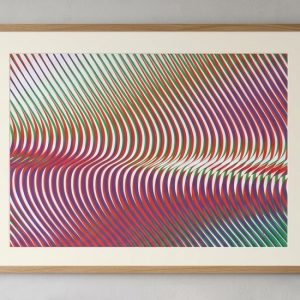 Distorsión cromática | Acrílico sobre papel acuarela Arches, 75 x 55 cm. Miguel Ángel Lozano Bonora.
