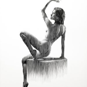 Equilibrio 09 | Acrílico sobre papel acuarela Arches, 76 x 56 cm. Miguel Ángel Lozano Bonora.