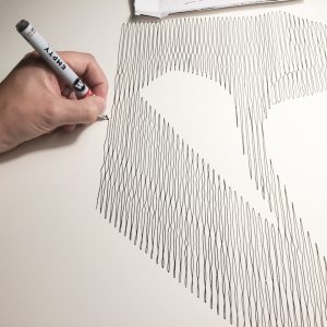 Tensión | Acrílico sobre papel acuarela Arches, 76 x 56 cm. Miguel Ángel Lozano Bonora.