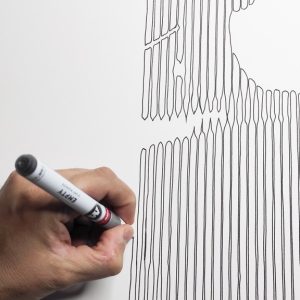 Anonymous 08 | Acrílico sobre papel acuarela Arches, 76 x 56 cm. Miguel Ángel Lozano Bonora.
